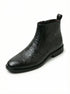 Zuuvo Regal Edge Chelsea Boot | Premium Leather Slip-On Ankle | Formal & Party Wear Boots For Men