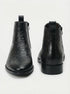 Zuuvo Regal Edge Chelsea Boot | Premium Leather Slip-On Ankle | Formal & Party Wear Boots For Men