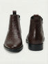 Zuuvo Regal Edge Chelsea Boot | Premium Leather Slip-On Ankle | Formal & Party Wear Boots For Men