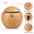 Flixx Wooden Aroma Diffuser & Cool Mist Humidifier | 130ml Capacity | USB Operated | Ultra-Quiet | Ambient Night Light | Ideal for Home & Office