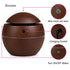 Flixx Wooden Aroma Diffuser & Cool Mist Humidifier | 130ml Capacity | USB Operated | Ultra-Quiet | Ambient Night Light | Ideal for Home & Office
