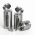 LA'VITE Stainless Steel & Glass Window Canister Set of 3 (300ml, 550ml, 800ml) – Airtight Premium Kitchen Storage Containers