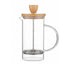 Premium French Press Coffee Maker 600 ml | Borosilicate Glass Coffee & Tea Maker with Bamboo Lid | Stainless Steel Filter | Manual Coffee Brewer for Hot & Cold Brew
