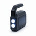 FLIXX Solar Rechargeable Emergency Light with Mobile Charging Power Bank | USB-C Fast Charging | Multi-Mode White/Red/Blue Warning Light | IP65 Water Resistant Portable Backup Lamp