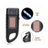 Solar + Hand Crank Emergency Flashlight with Powerbank | USB Rechargeable Mini Survival Torch with Carabiner