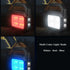 FLIXX Solar Rechargeable Emergency Light with Mobile Charging Power Bank | USB-C Fast Charging | Multi-Mode White/Red/Blue Warning Light | IP65 Water Resistant Portable Backup Lamp