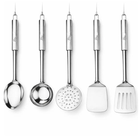 5-Piece Stainless Steel Cooking Tool Set