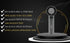 LA' FORTE Fairy Flow Mini Fan | 100 Speed Levels | Digital Display | USB-C Rechargeable | Portable & Compact | Gray
