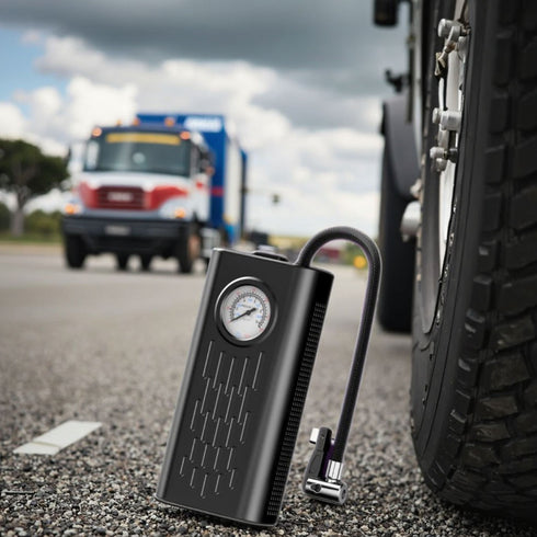 Tire Inflator Portable Air Compressor - 150 PSI with Cord 12 V Supply